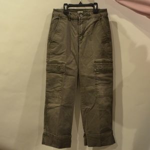 Garage crop cargo pants, size 0